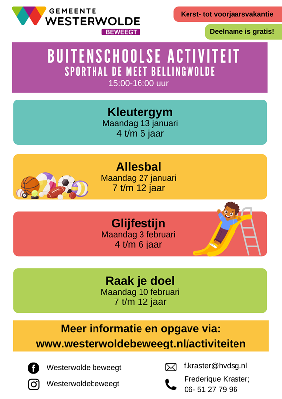 Flyer kerst  tot voorjaarsvakantie BW